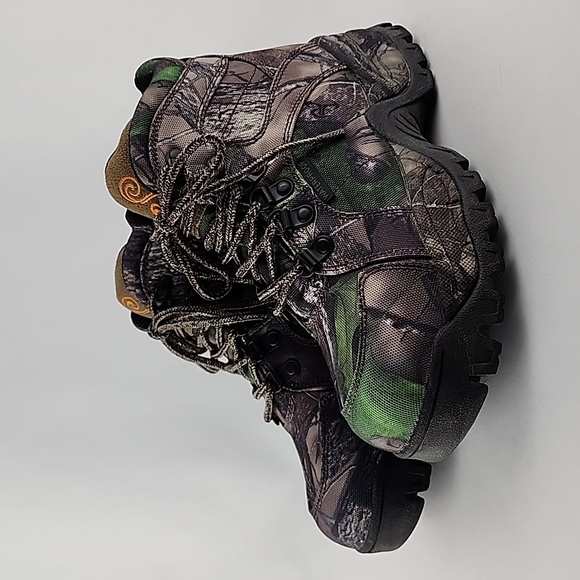 SHE Women's Outdoor Kosoha Hunting Ankle Lace Up Boots Camo Black Green Size 6.5 - Picture 3 of 16